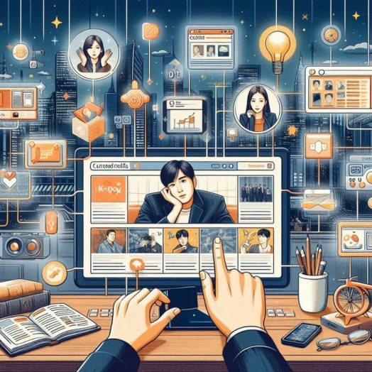 Korean media website with multiple news categories